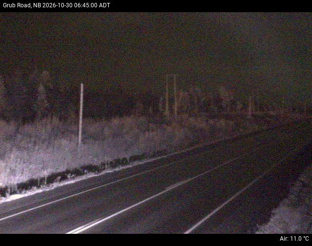 Web Cam image of Grub Road (NB Highway 10)