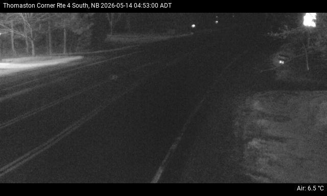 Web Cam image of Thomaston Corner (NB Highway 4)