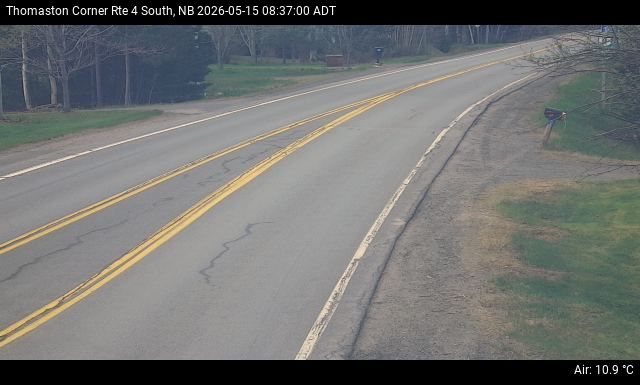 Web Cam image of Thomaston Corner (NB Highway 4)