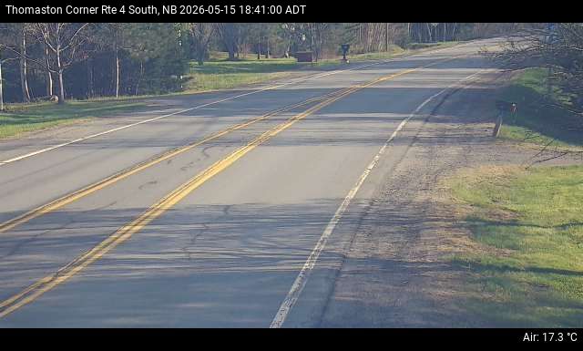 Web Cam image of Thomaston Corner (NB Highway 4)