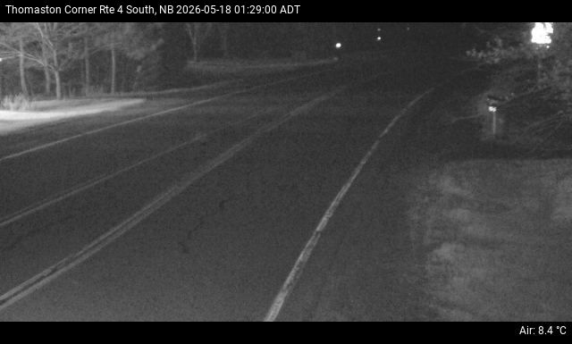 Web Cam image of Thomaston Corner (NB Highway 4)