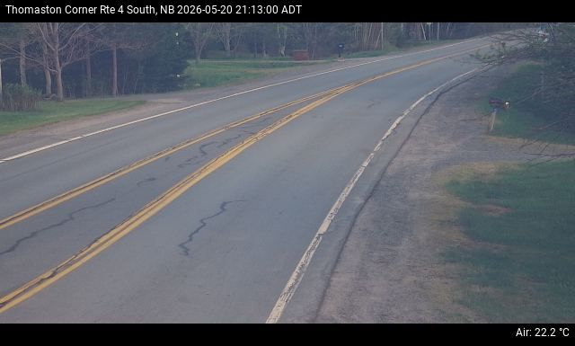 Web Cam image of Thomaston Corner (NB Highway 4)