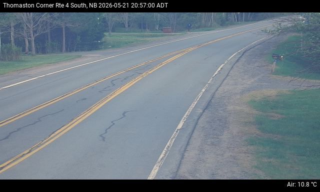 Web Cam image of Thomaston Corner (NB Highway 4)