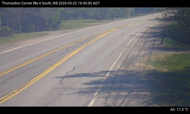 Web Cam image of Thomaston Corner (NB Highway 4)