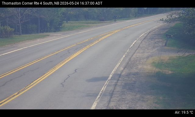 Web Cam image of Thomaston Corner (NB Highway 4)
