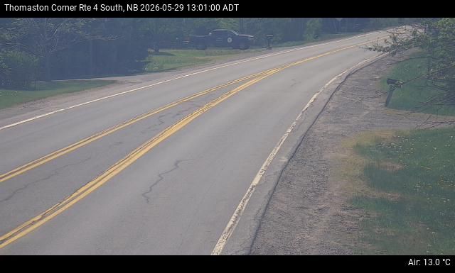 Web Cam image of Thomaston Corner (NB Highway 4)