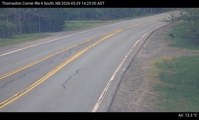 Web Cam image of Thomaston Corner (NB Highway 4)