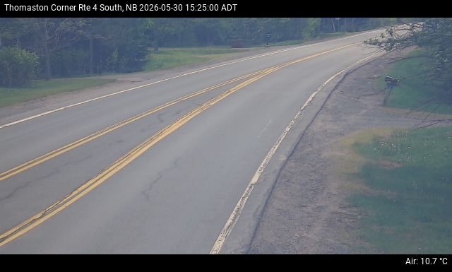 Web Cam image of Thomaston Corner (NB Highway 4)