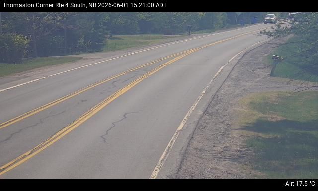 Web Cam image of Thomaston Corner (NB Highway 4)