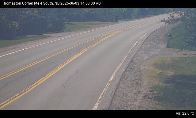 Web Cam image of Thomaston Corner (NB Highway 4)
