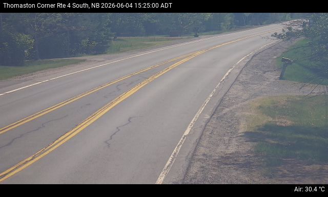 Web Cam image of Thomaston Corner (NB Highway 4)