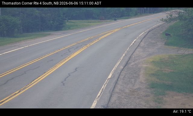 Web Cam image of Thomaston Corner (NB Highway 4)