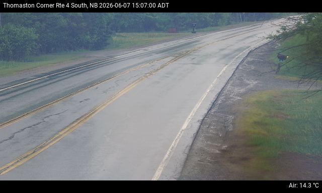 Web Cam image of Thomaston Corner (NB Highway 4)