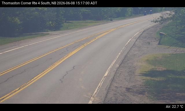 Web Cam image of Thomaston Corner (NB Highway 4)