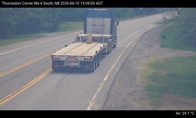 Web Cam image of Thomaston Corner (NB Highway 4)