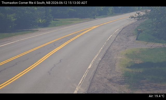 Web Cam image of Thomaston Corner (NB Highway 4)