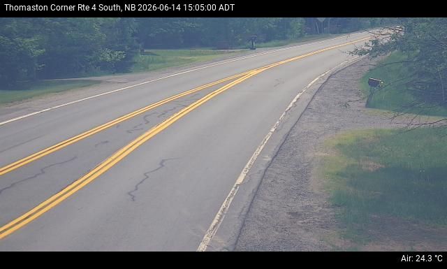 Web Cam image of Thomaston Corner (NB Highway 4)
