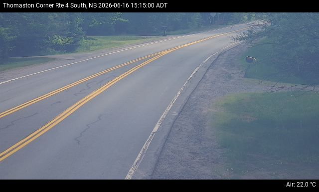 Web Cam image of Thomaston Corner (NB Highway 4)