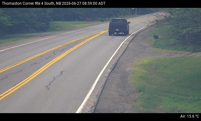 Web Cam image of Thomaston Corner (NB Highway 4)