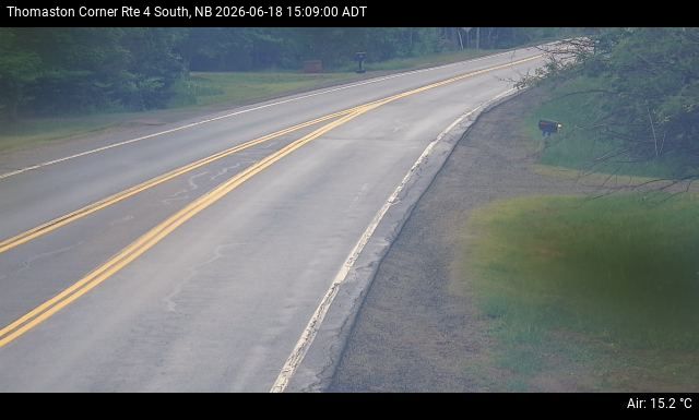 Web Cam image of Thomaston Corner (NB Highway 4)