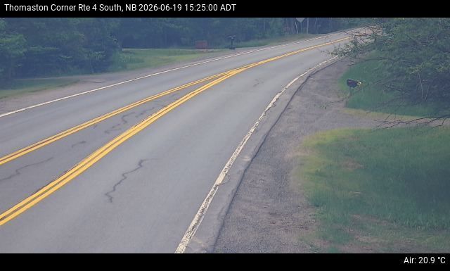 Web Cam image of Thomaston Corner (NB Highway 4)