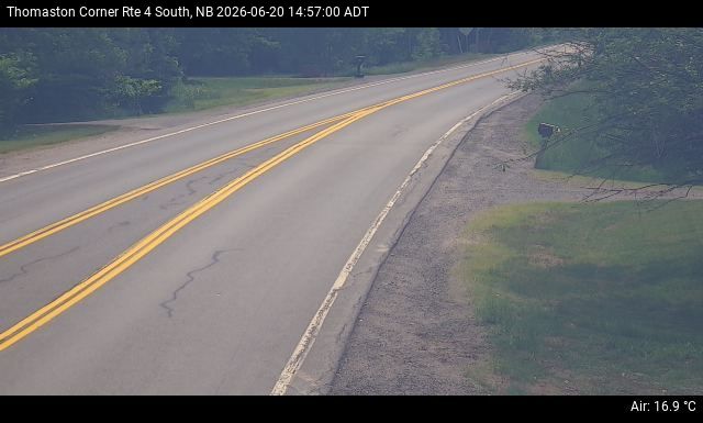 Web Cam image of Thomaston Corner (NB Highway 4)