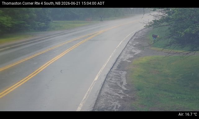 Web Cam image of Thomaston Corner (NB Highway 4)