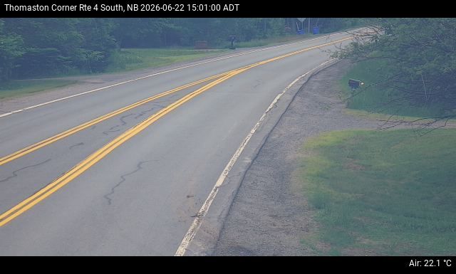 Web Cam image of Thomaston Corner (NB Highway 4)