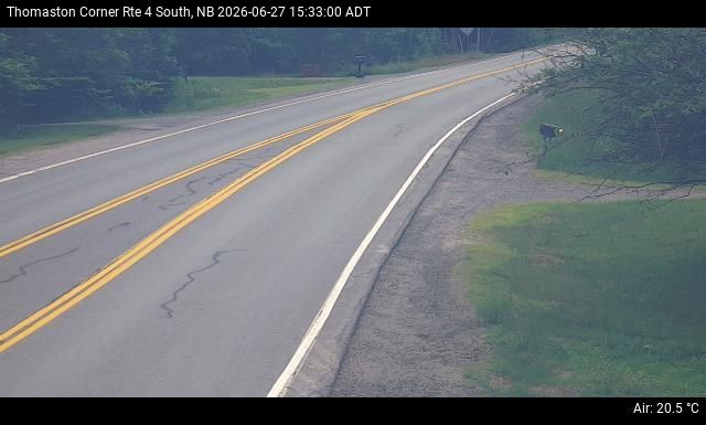 Web Cam image of Thomaston Corner (NB Highway 4)