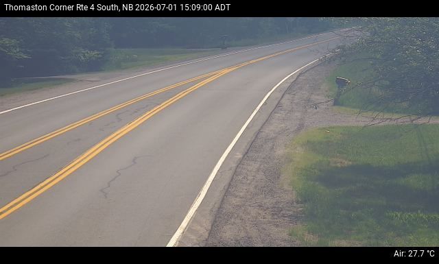 Web Cam image of Thomaston Corner (NB Highway 4)