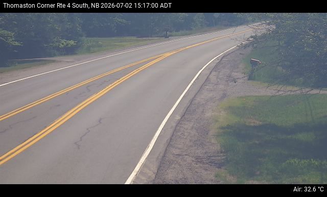 Web Cam image of Thomaston Corner (NB Highway 4)