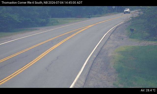 Web Cam image of Thomaston Corner (NB Highway 4)