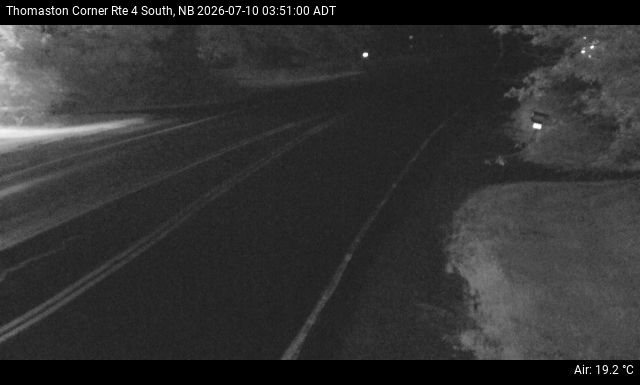 Web Cam image of Thomaston Corner (NB Highway 4)