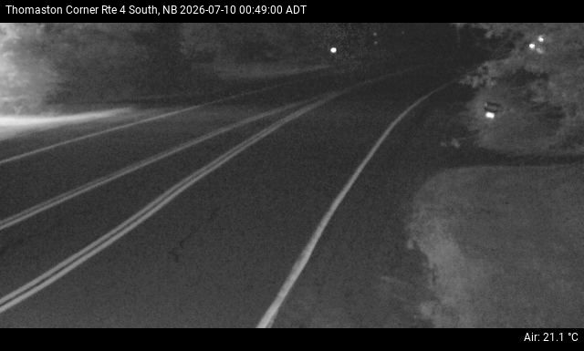 Web Cam image of Thomaston Corner (NB Highway 4)