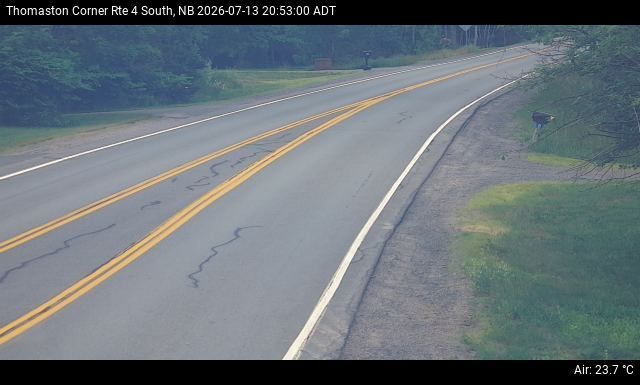 Web Cam image of Thomaston Corner (NB Highway 4)