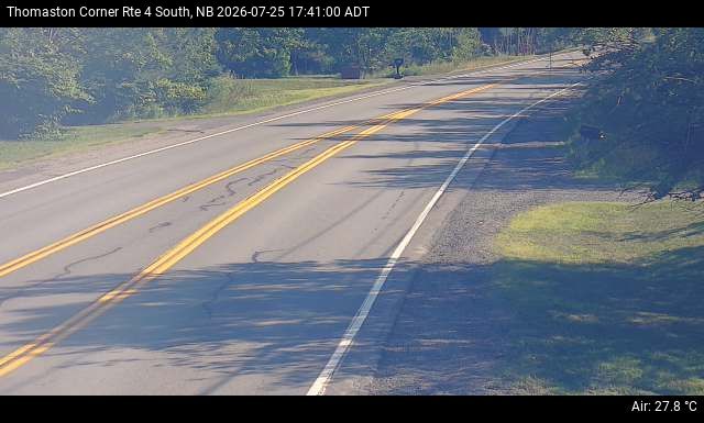 Web Cam image of Thomaston Corner (NB Highway 4)