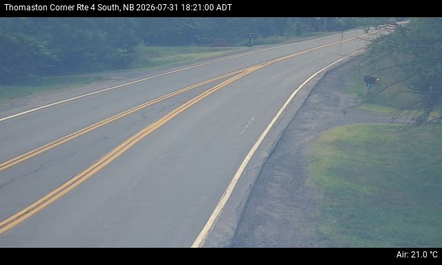 Web Cam image of Thomaston Corner (NB Highway 4)