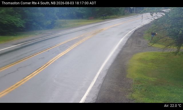 Web Cam image of Thomaston Corner (NB Highway 4)