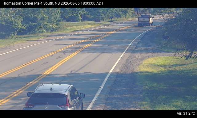 Web Cam image of Thomaston Corner (NB Highway 4)