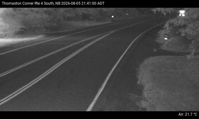 Web Cam image of Thomaston Corner (NB Highway 4)
