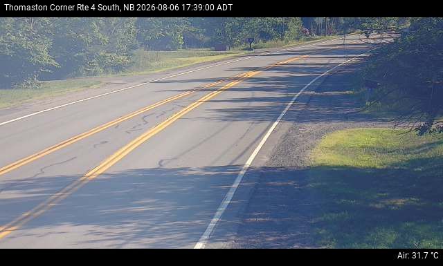 Web Cam image of Thomaston Corner (NB Highway 4)