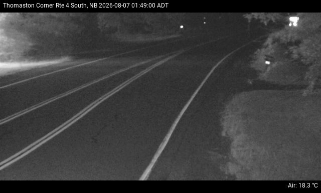 Web Cam image of Thomaston Corner (NB Highway 4)