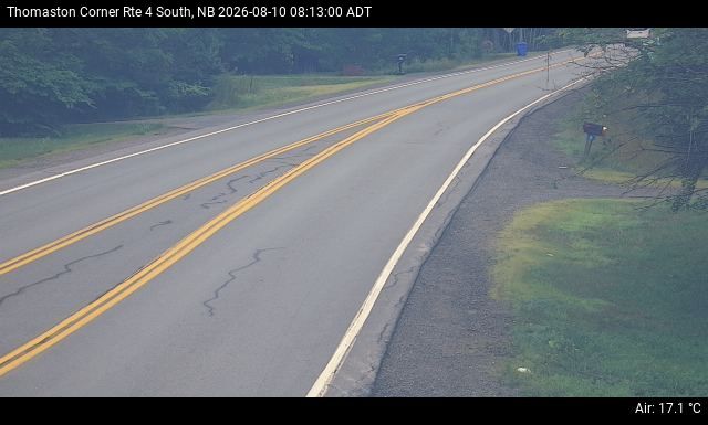 Web Cam image of Thomaston Corner (NB Highway 4)