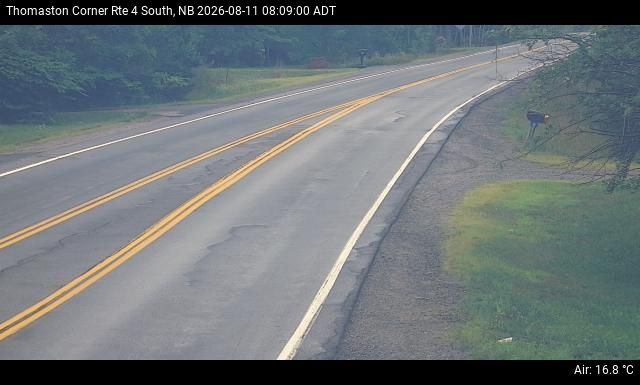 Web Cam image of Thomaston Corner (NB Highway 4)
