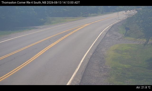 Web Cam image of Thomaston Corner (NB Highway 4)