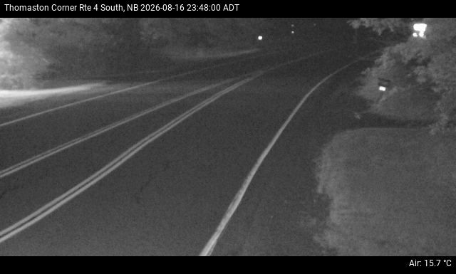 Web Cam image of Thomaston Corner (NB Highway 4)
