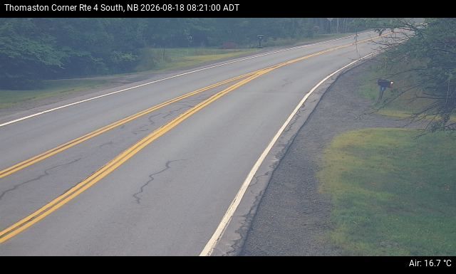 Web Cam image of Thomaston Corner (NB Highway 4)