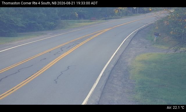 Web Cam image of Thomaston Corner (NB Highway 4)