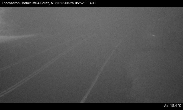 Web Cam image of Thomaston Corner (NB Highway 4)