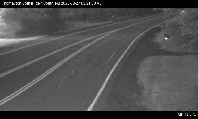 Web Cam image of Thomaston Corner (NB Highway 4)